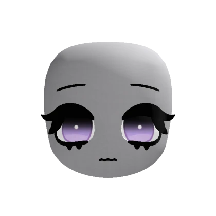 Cartoony Head (purple)