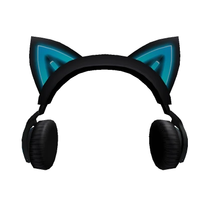 Blue Cat Ears Headphones