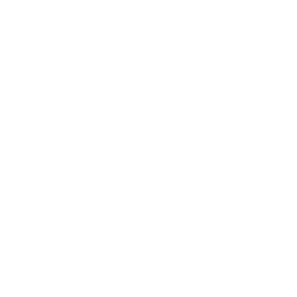 Lightning Face Sticker - White