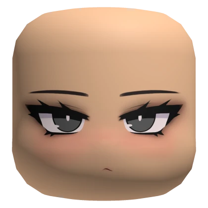 Colorable Eyes Pouty Face 2 - Light