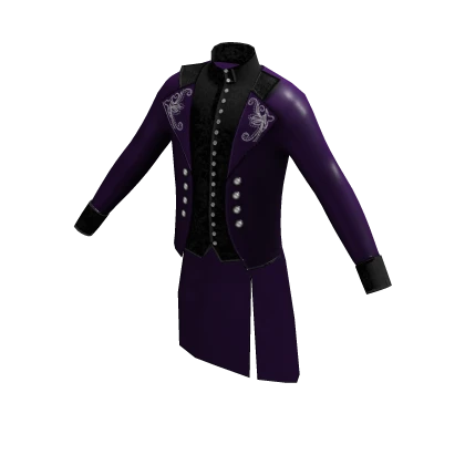 Victorian tailcoat [Purple & silver]