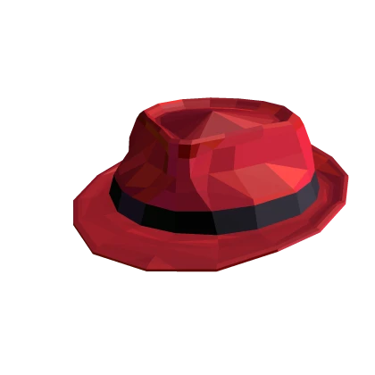 Shiny Red Fedora