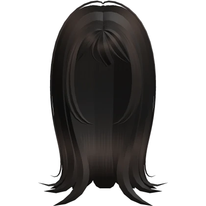 ♡ Dark brown Wavy Long straight korean cute hair