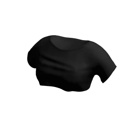 Black Crop Tee