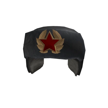 Black USSR Ushanka