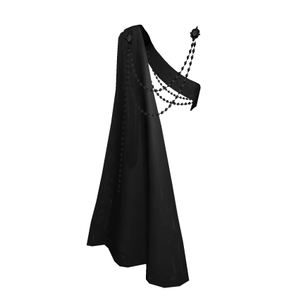 3.0 Royal sash with cape - black