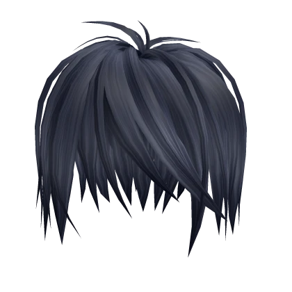 Blue Messy Long Hair 10.0