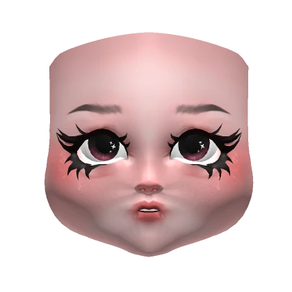 Porcelain Doll Make Up Mask Pretty Pink