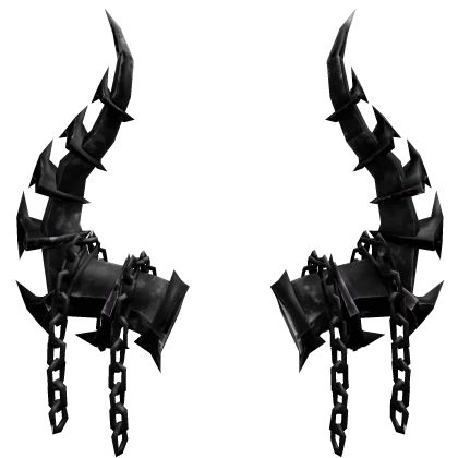 [Animated] Black Chain Horns