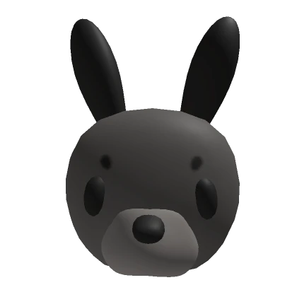 Gray Bunny Head