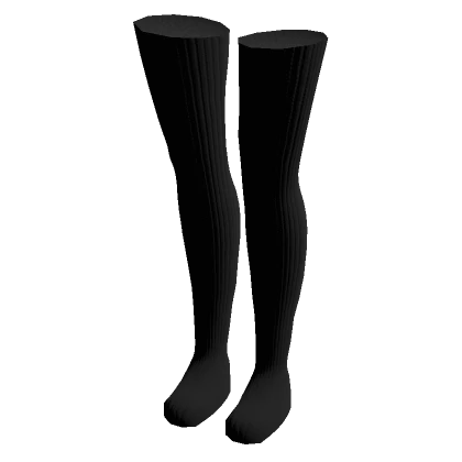 Thigh Socks Black