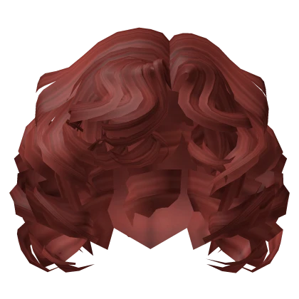 Cute Short Curly Swirly Hair in Red