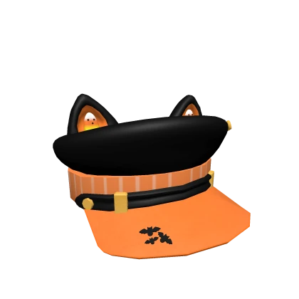 Candycorn Commanders Kitty Cap