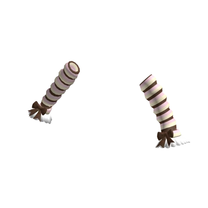 ♡ Cutesy Neapolitan Ice-Cream Ruffled Arm warmer♡ 