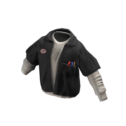 @ - pen pencil shirt (black)