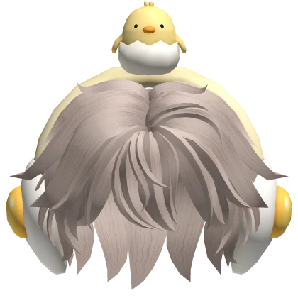 Fried Egg Headphones Messy Hair 🍳