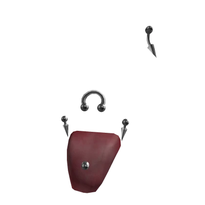 Tongue With Alt Emo Face Piercings