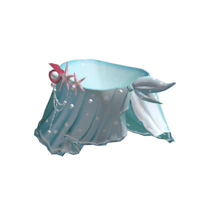 🍀Summer Beach Ocean Skirt (Light Blue)