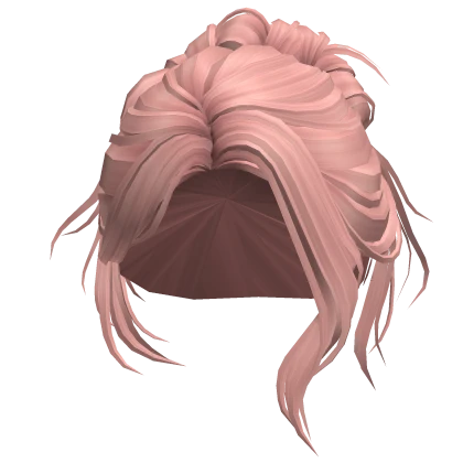 Loose Messy updo (Rose Pink)