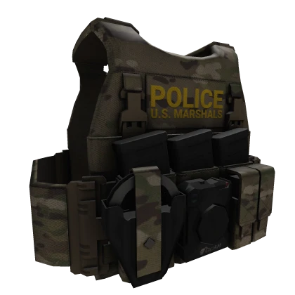 East Coast U.S. Marshals Plate Carrier (Multicamo)