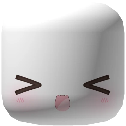 ୨୧ cutecore kawaii happy >_< anime face mask