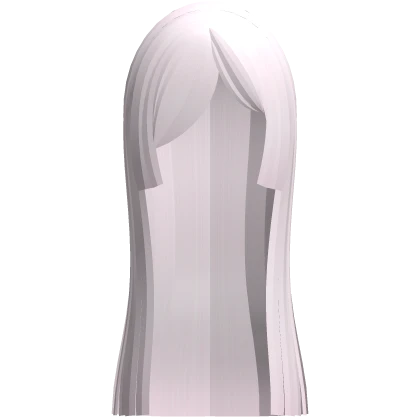 Straight Long Hair with Side Bangs Pink