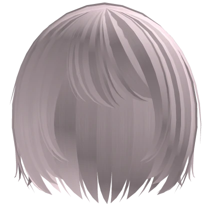 wispy emo anime bob short haircut pink