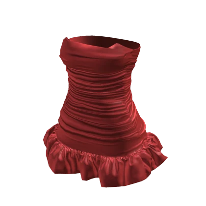 Red Sweet Bloom Dress