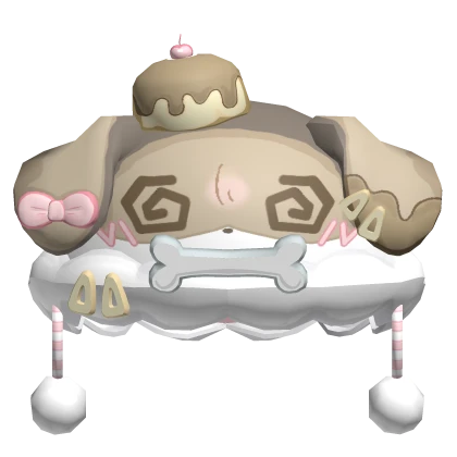 Kawaii Brown Sugar Pup Fluff Hat