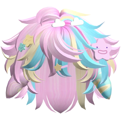 Wavy Messy Anime Decora Pink Boy Hair