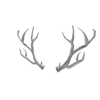 White Sparkle Time Antlers