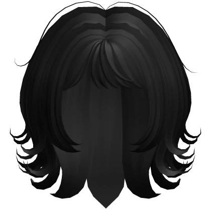 Swirly Shoujo Girl Short Bob (Black)