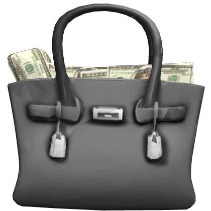 (CODE IN GROUPWALL) Purse Bag with Stacked Cash