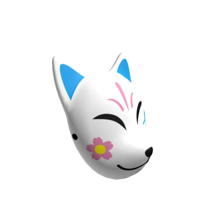 Smiling Fox Mask On Side