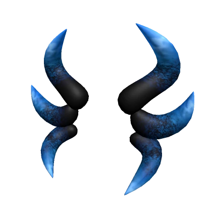 Blue Triple Horns