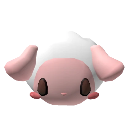 Kawaii pink sheep