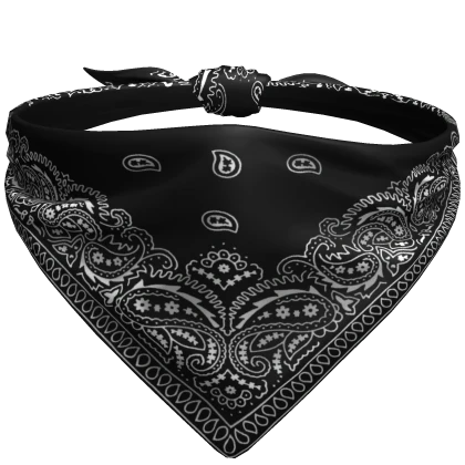 Bandana Black Tied Neck Mask Winter Face Scarf Y2K
