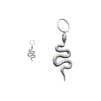 Silver Serpent Earrings