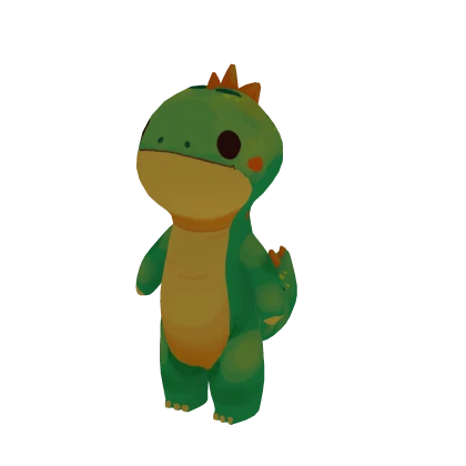 Dino Onesie Big Head Painterly