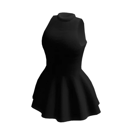 🖤 Cute Black Skater Dress