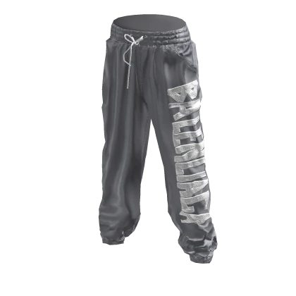 Grey Designer Balenciaga Sweatpants