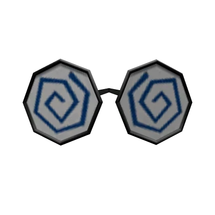 Anime Swirl Nerd Glasses