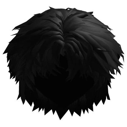 Seong Gi Hun Player 456 S1 Black Messy Anime Hair