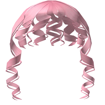 Curly Bangs in Pink