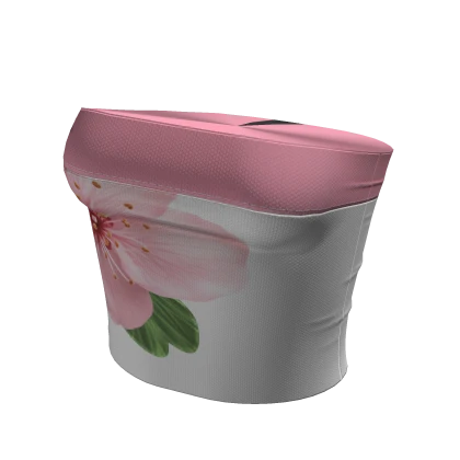 ☆ floral vintage pink band tube tope