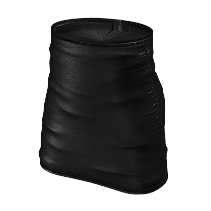 Black Leather Pencil Skirt