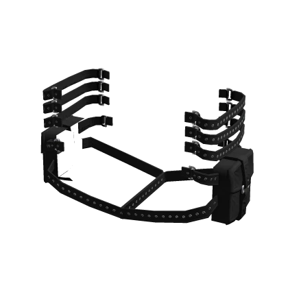 [1.0/Blocky] Tactical Leg Straps Black