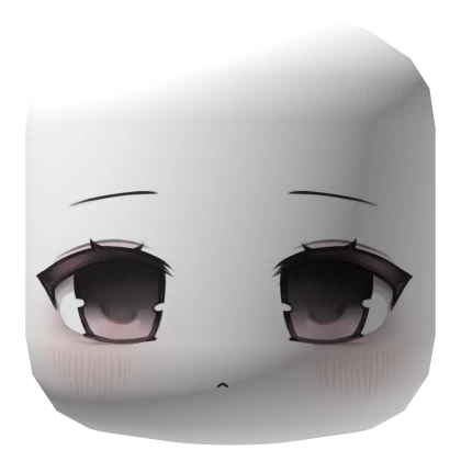kawaii moe princess pink dark eyes face