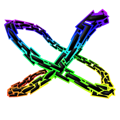 Cartoony Rainbow Body Chains