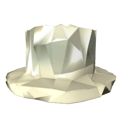 White Crystalline Top Hat